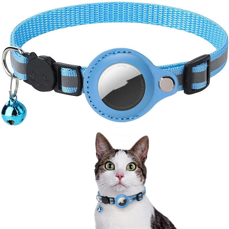 Luxe-Track Plus Reflective Waterproof Nylon Collar Case For Pet Tracking Tags - Stylish And Functional Pet Accessory
