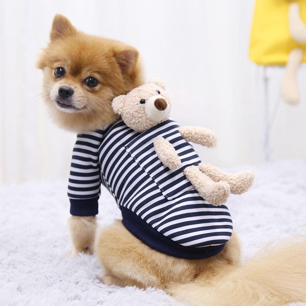 Lovable Cartoon Animal Print Pet Sweater