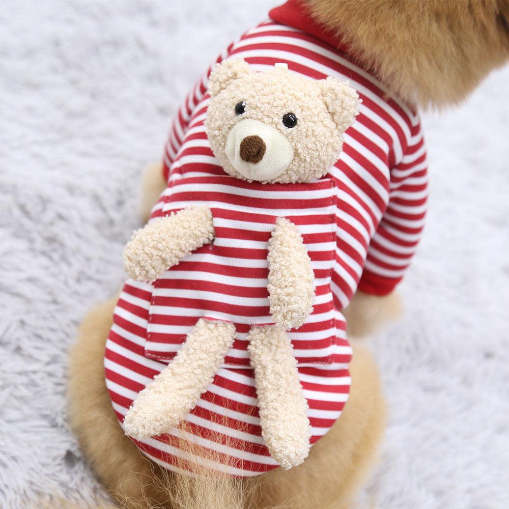 Lovable Cartoon Animal Print Pet Sweater