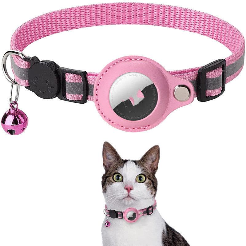 Luxe-Track Plus Reflective Waterproof Nylon Collar Case For Pet Tracking Tags - Stylish And Functional Pet Accessory