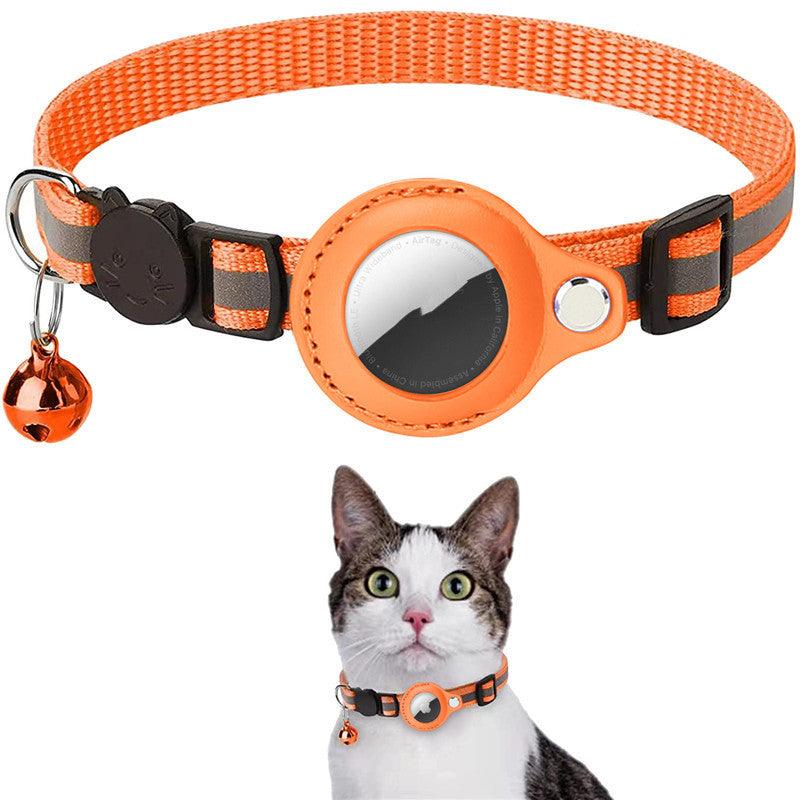 Luxe-Track Plus Reflective Waterproof Nylon Collar Case For Pet Tracking Tags - Stylish And Functional Pet Accessory