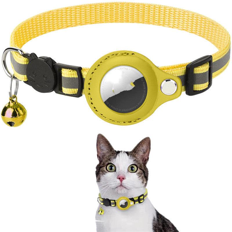 Luxe-Track Plus Reflective Waterproof Nylon Collar Case For Pet Tracking Tags - Stylish And Functional Pet Accessory