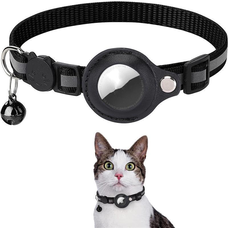 Luxe-Track Plus Reflective Waterproof Nylon Collar Case For Pet Tracking Tags - Stylish And Functional Pet Accessory