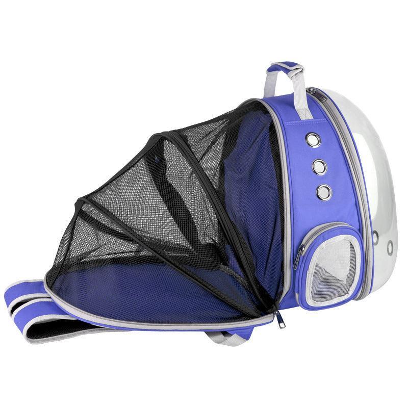 Bubble Pet Sightseeing Backpack: Portable And Stylish Carrier For Small Animals
