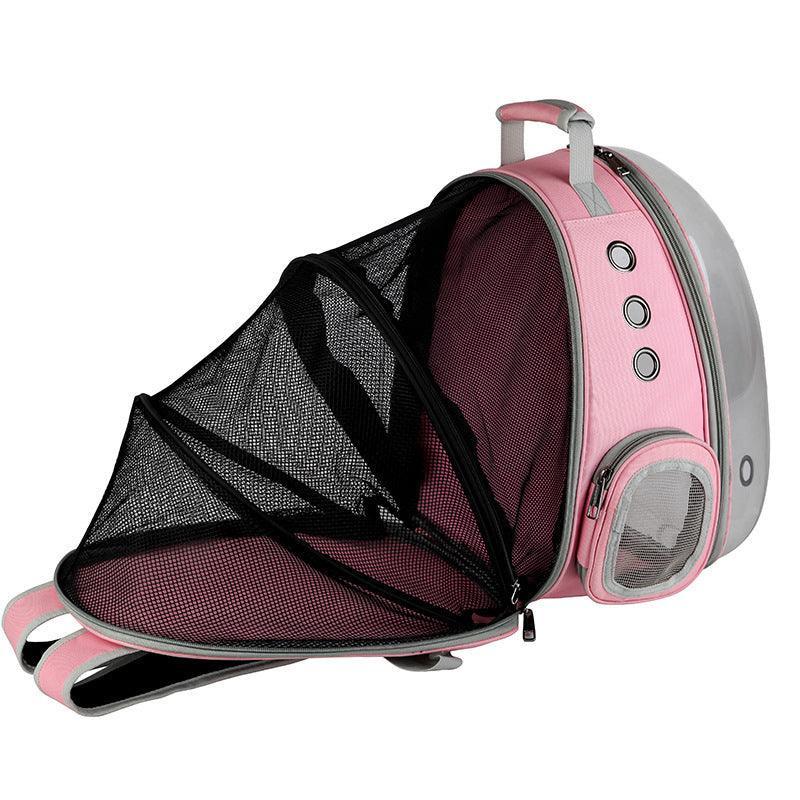 Bubble Pet Sightseeing Backpack: Portable And Stylish Carrier For Small Animals