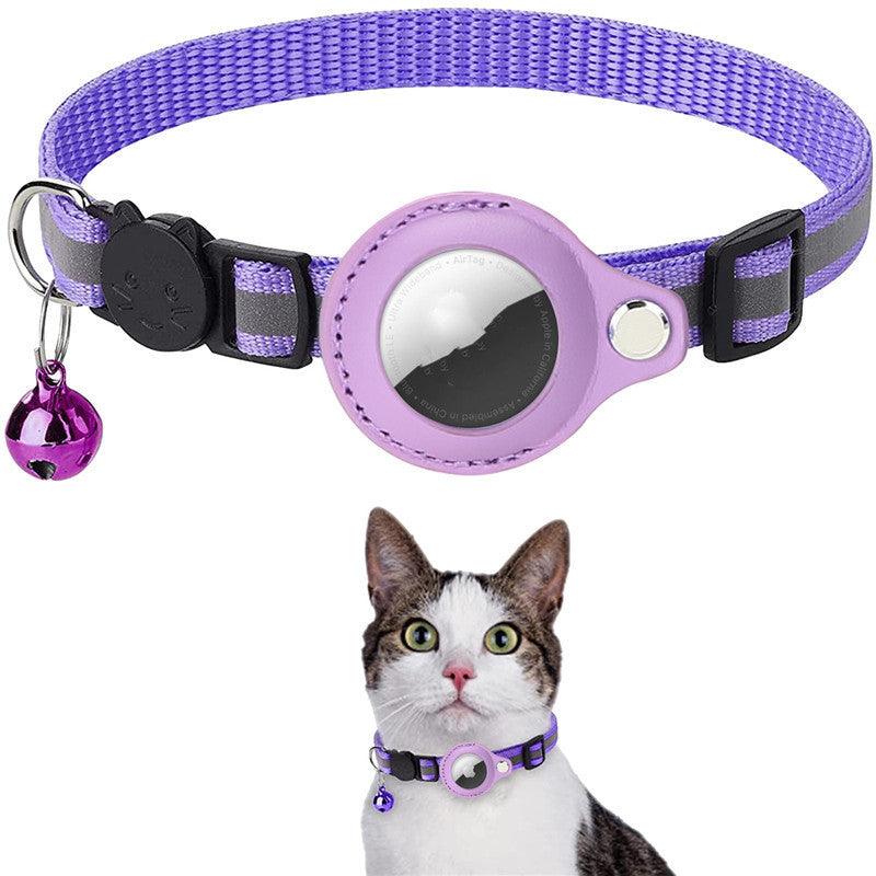 Luxe-Track Plus Reflective Waterproof Nylon Collar Case For Pet Tracking Tags - Stylish And Functional Pet Accessory